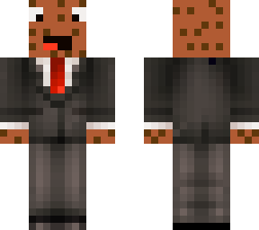 cookie in a suit