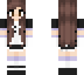 cute purple maid