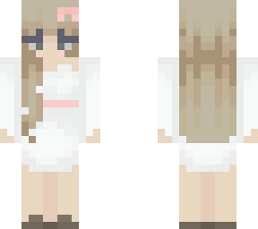 simple white dress (fixed//reupload)
