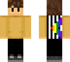 wilbur with the straight ally flag on his back