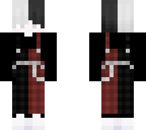 Black and white hair boy | Minecraft Skin