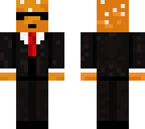 burger suit glasses