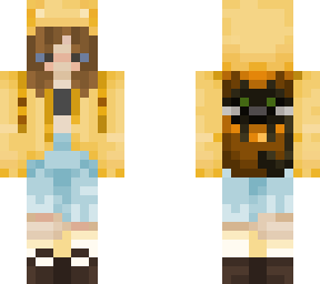 cat backpack girl