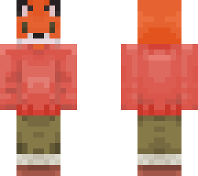 fox in sweater