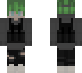 green haired emo / warcore