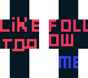 like and follow me