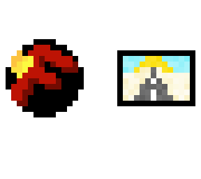 my profile picture for when i make yt channel (has picture on back)|pixel art