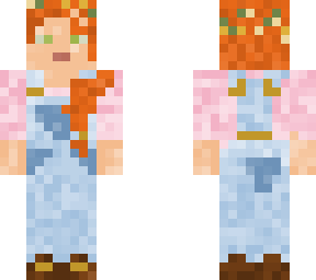 overalls and braid