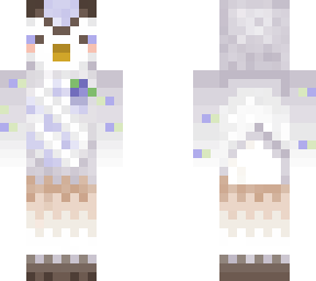 pastel blueberry owl