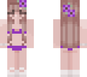 purple bikini