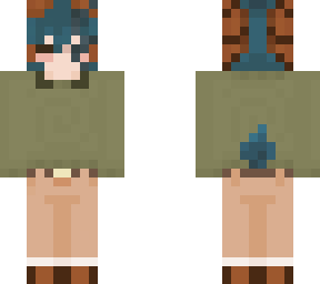 teal sheep person