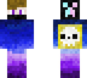 blue and purple fade | Minecraft Skin
