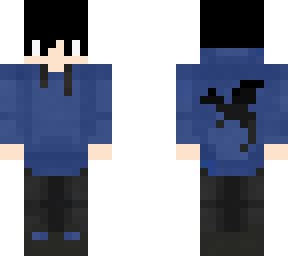 blue hoddie boy