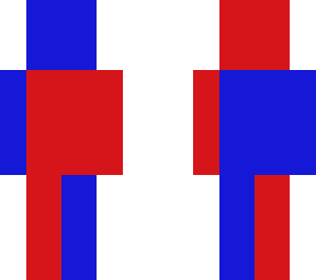 blue red - white black