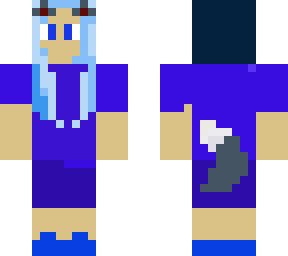 blue wolf girl