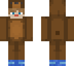 boy with bear onsie