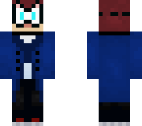 masked trench coat