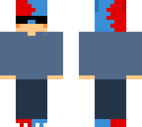 red n blue