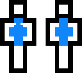 tiny blue man