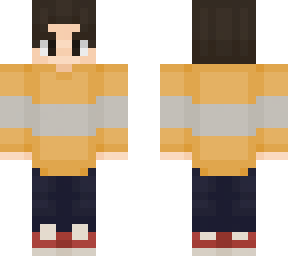 yellow sweater