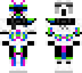 blue green and pink clone commander