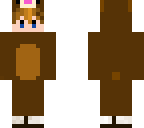 boy in bear onsie