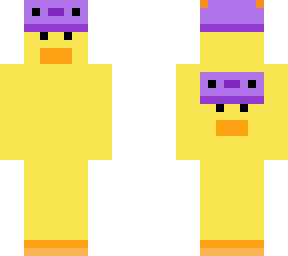 duck with axlolotl hat