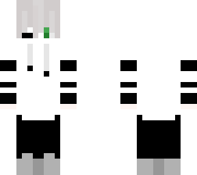 my skin with its hood up fully