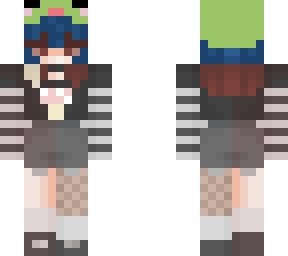 not my skin, just made the hair blue