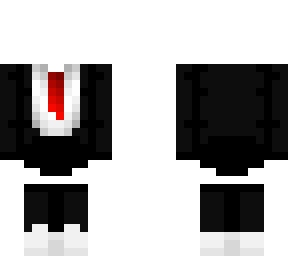 ob - black suit & tie w/ skirt & socks v2