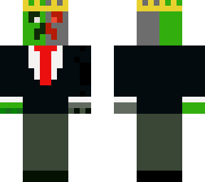 robo creeper with suit and crown (read desc)