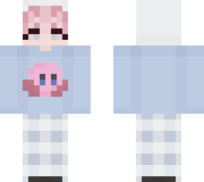 sleepy boy with pink hair :d