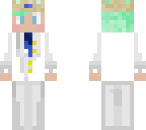 white / green king