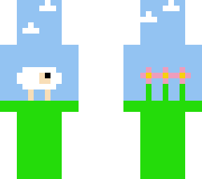 {cute sheep and flowers}