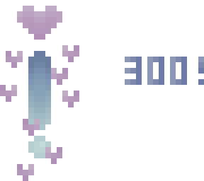 300 followers<3