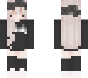 black flowers - girl