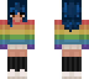 blue hair