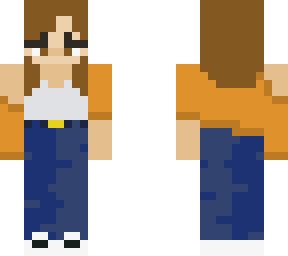 brown haired girl with off the shoulder flannel