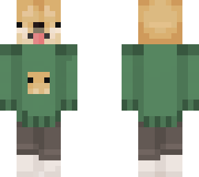 green sweater doge
