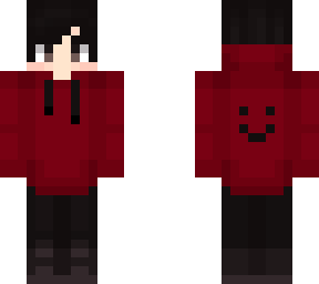 red hoodie