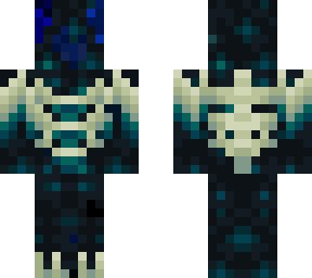 Skulk Monster revamped | Minecraft Skin