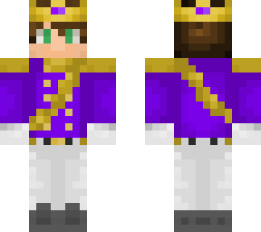 sky purple king outfit