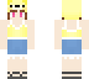 this is my mincraft skin and also its the first time ive posted in more then a y