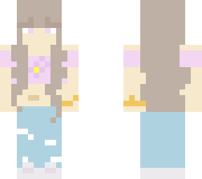 aesthetic flower school girl