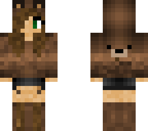 bear with green eyes
