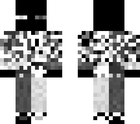 black and white