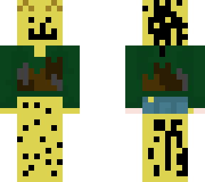 cheetah with cat sweater