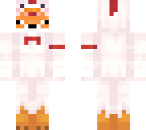 fox in chicken onesie