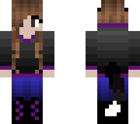 purple wolf girl version 4