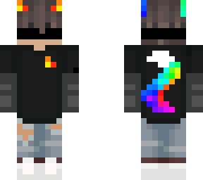 rainbow demon wolf with (special effects) :)
